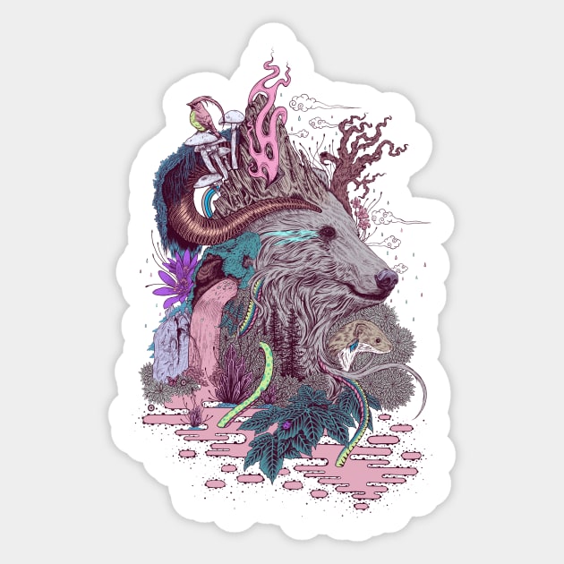 Forest Warden Sticker by MatMiller